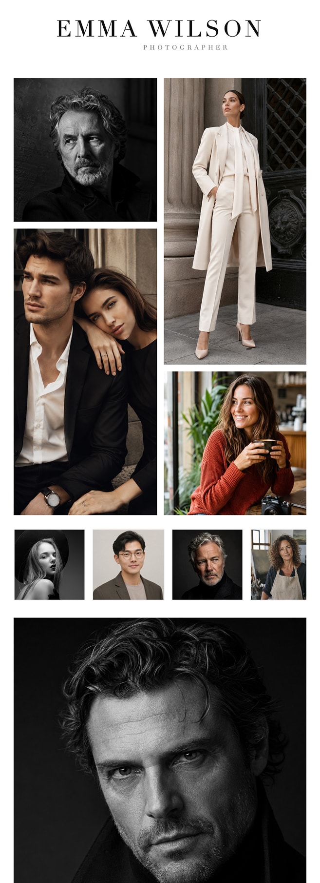 Emma Wilson creative portfolio link page